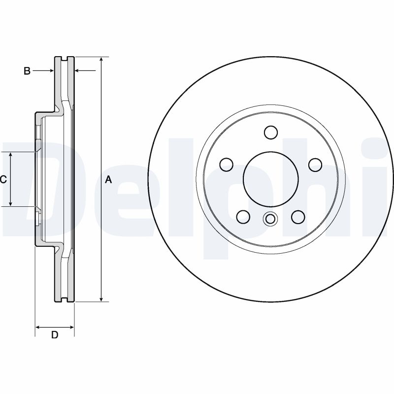 DELPHI BG4777C Discofreno