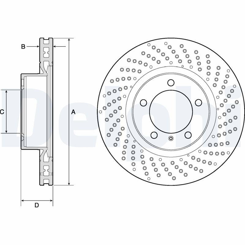 DELPHI BG4781C Discofreno