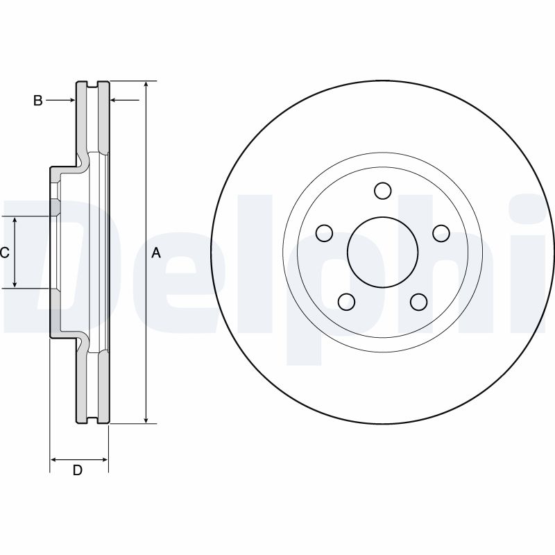 DELPHI BG4803C Discofreno