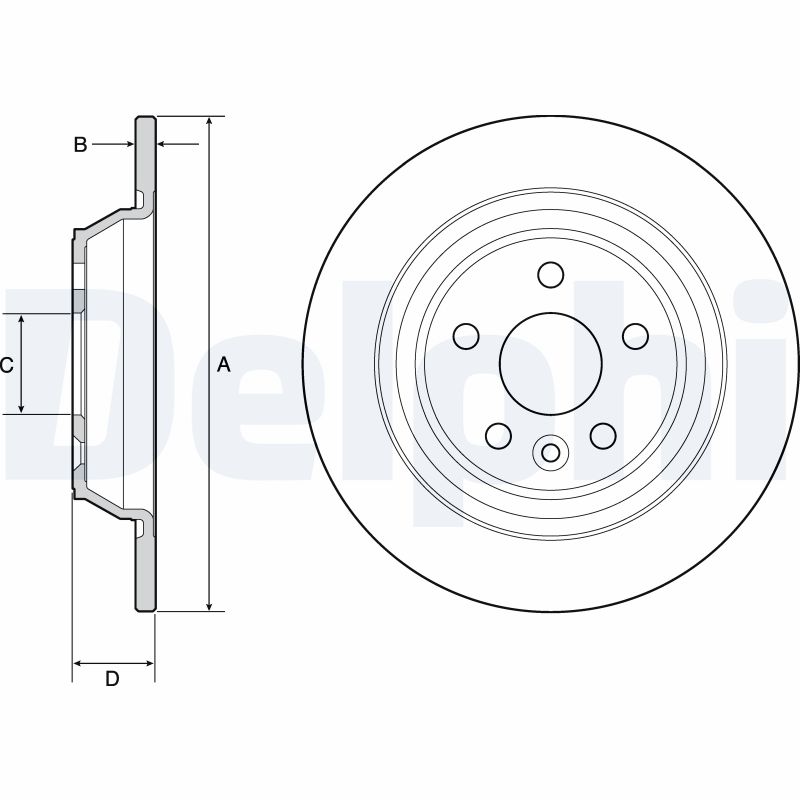 DELPHI BG4804C Discofreno