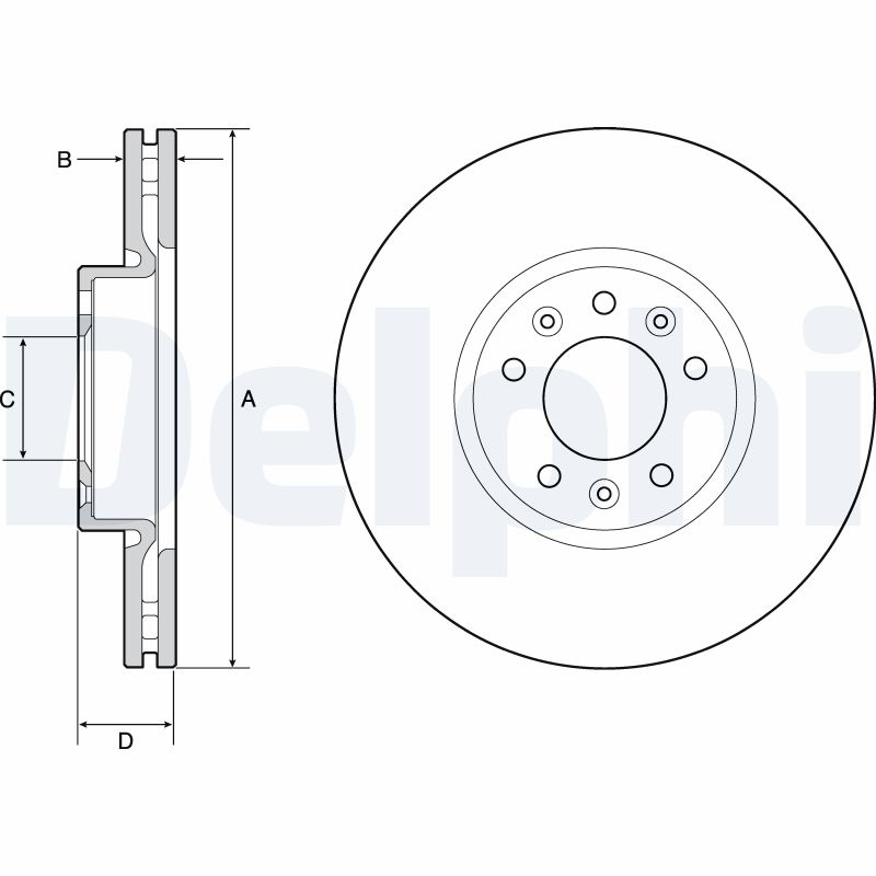 DELPHI BG4805C Disc frana