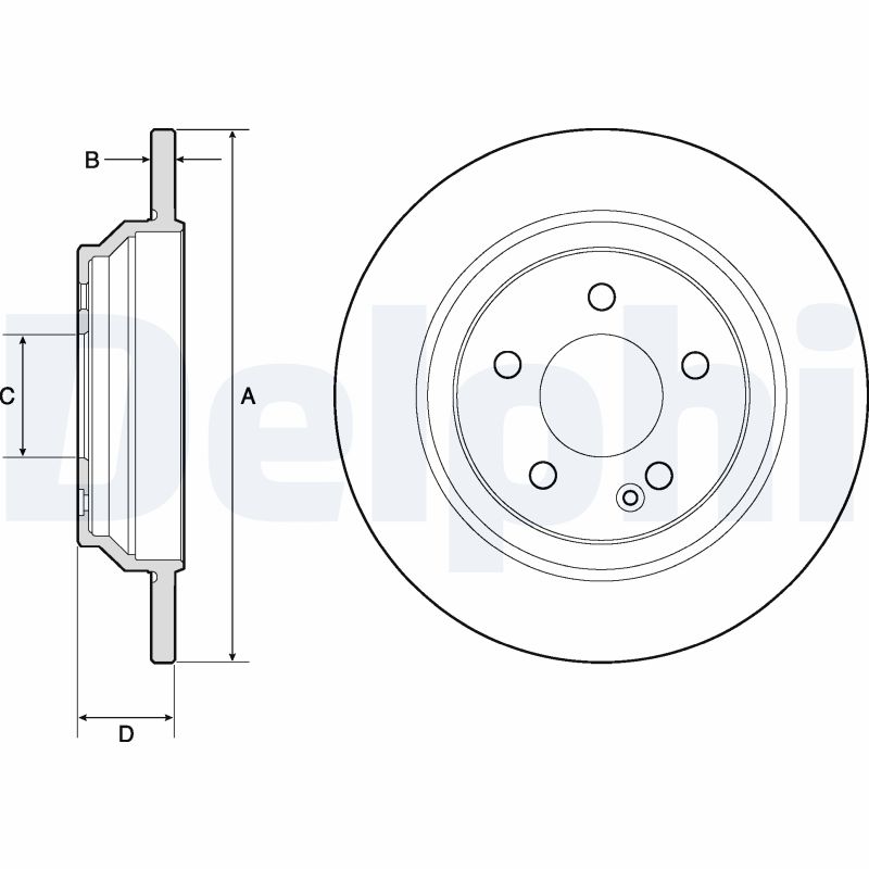 DELPHI BG4811C Disc frana