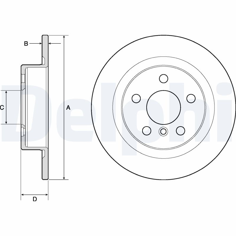 DELPHI BG4812C Disc frana