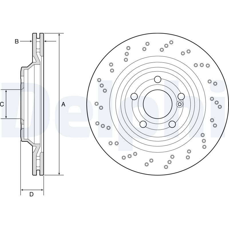 DELPHI BG4920C Discofreno-Discofreno-Ricambi Euro