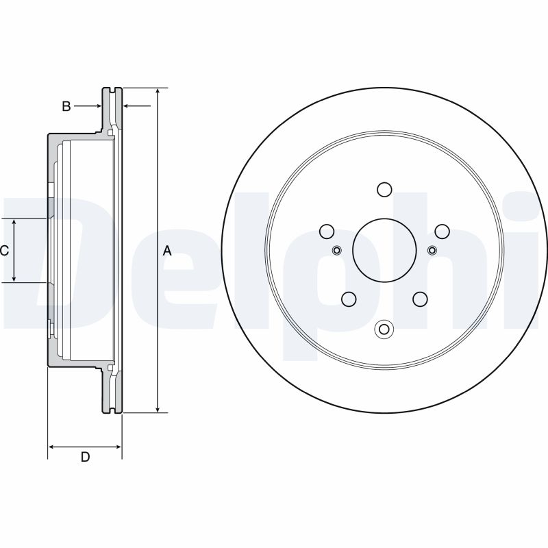 DELPHI BG4929C Discofreno