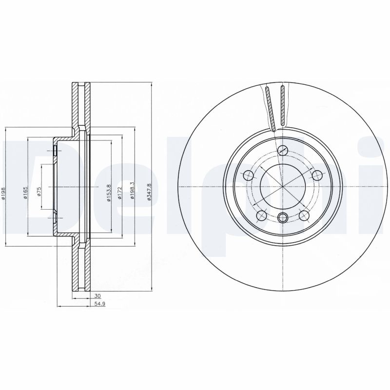 DELPHI BG9063C Disc frana