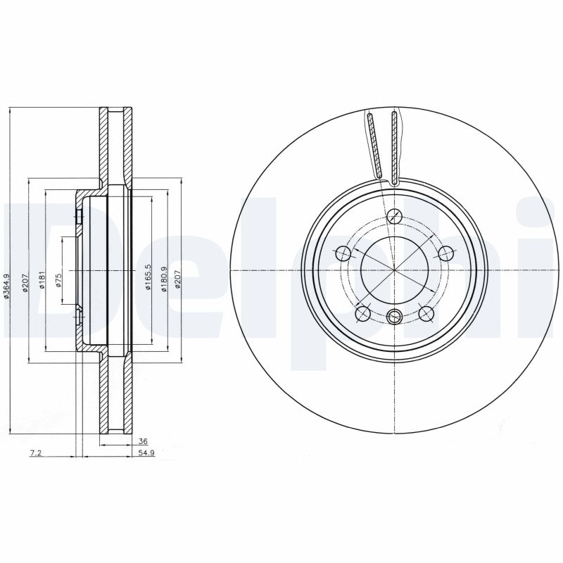 DELPHI BG9092C Discofreno