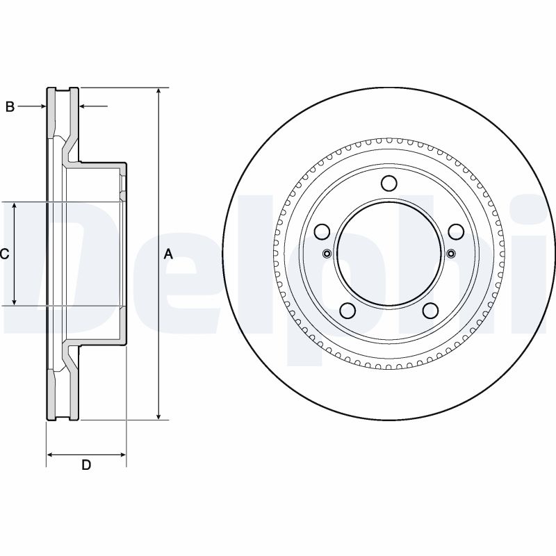 DELPHI BG9131 Discofreno