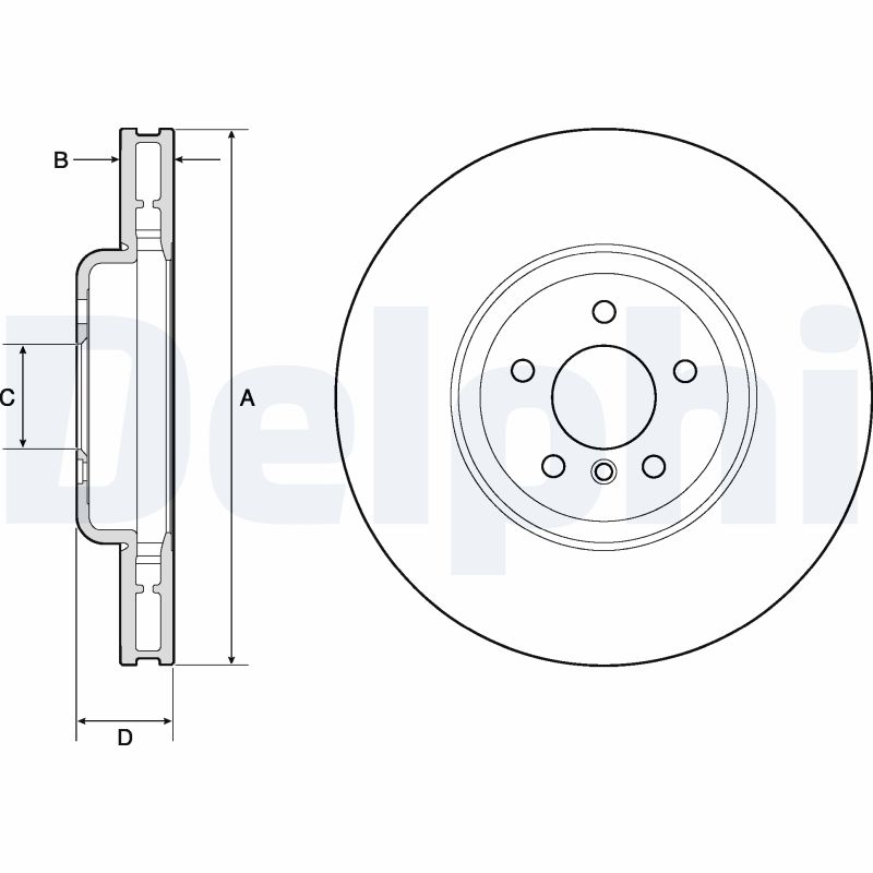 DELPHI BG9161C Discofreno