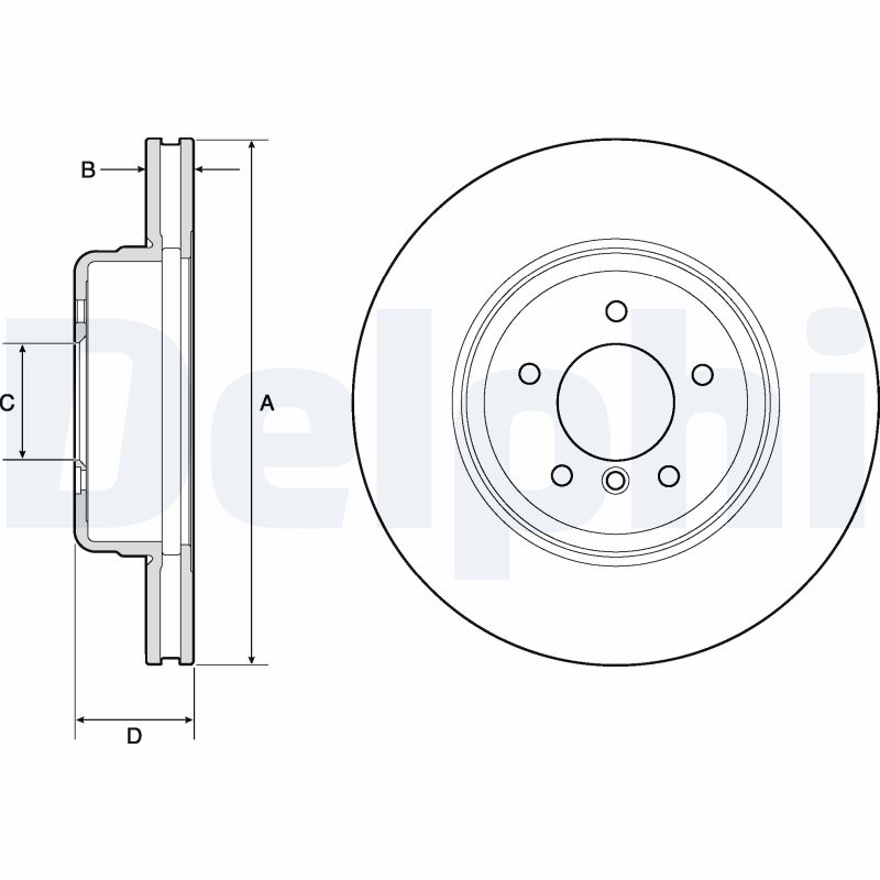 DELPHI BG9163C Discofreno