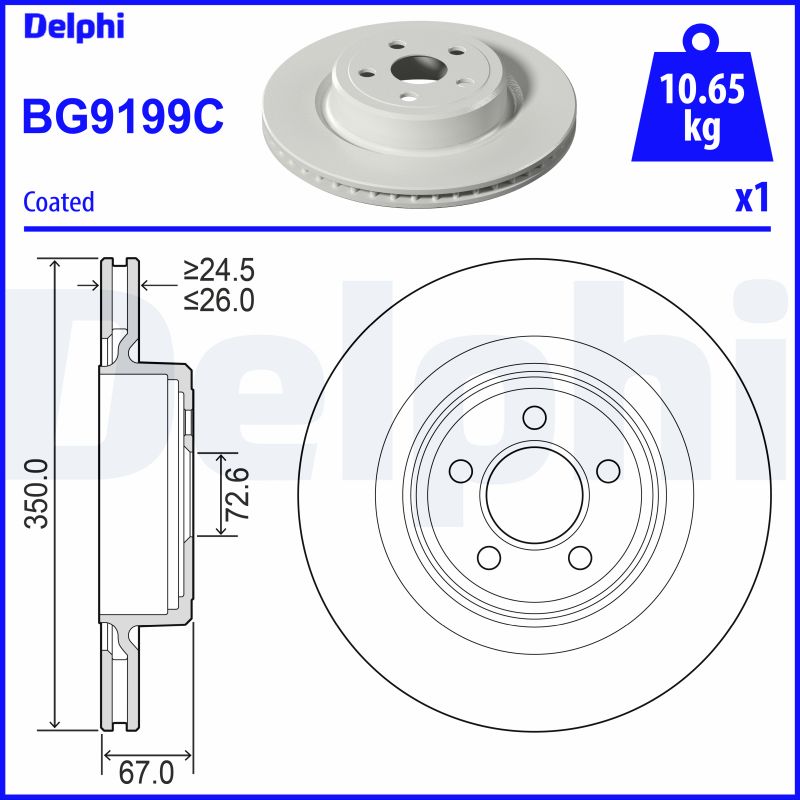 DELPHI BG9199C Discofreno