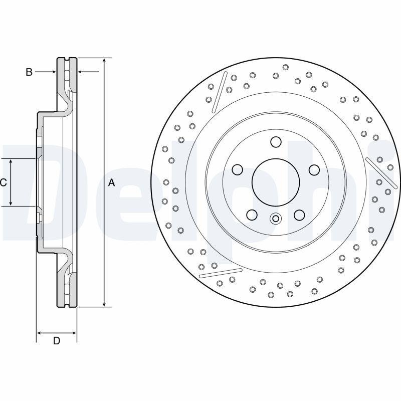 DELPHI BG9223C Discofreno