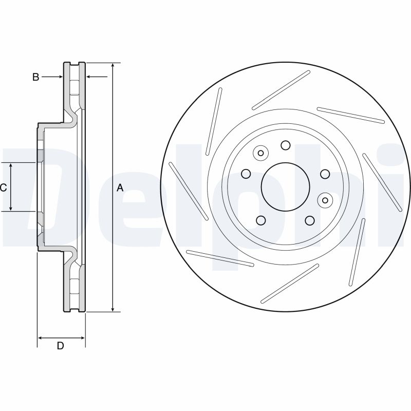 DELPHI BG9224C Discofreno