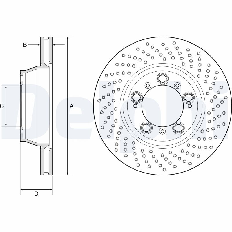 DELPHI BG9226C Discofreno-Discofreno-Ricambi Euro