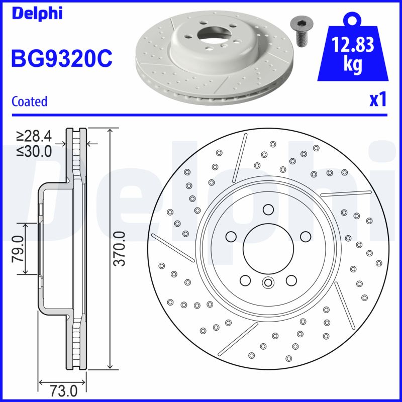 DELPHI BG9320C Discofreno
