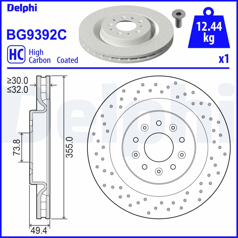 DELPHI BG9392C Discofreno