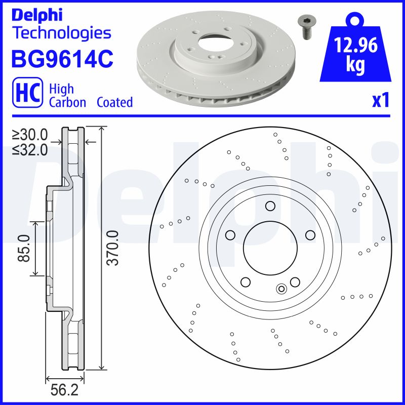 DELPHI BG9614C Discofreno