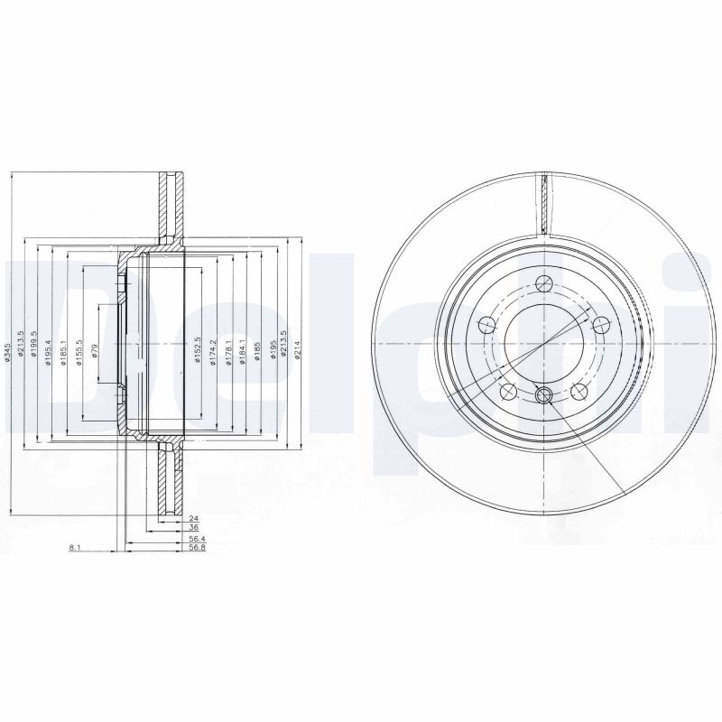 DELPHI BG9789 Discofreno