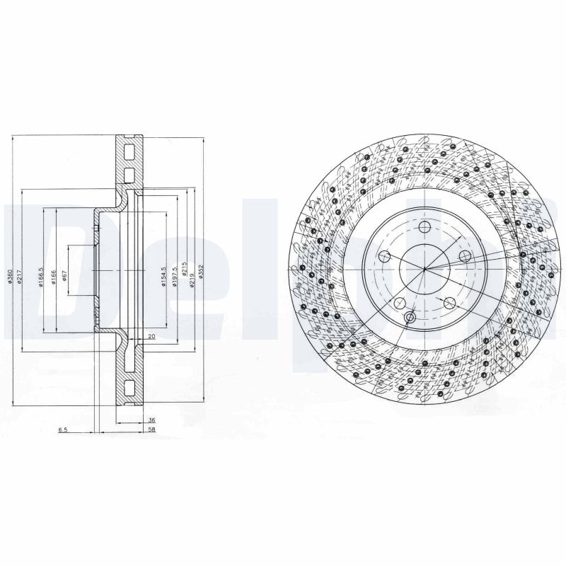 DELPHI BG9878 Discofreno-Discofreno-Ricambi Euro