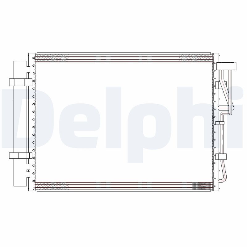 DELPHI CF20303 Condensatore, Climatizzatore-Condensatore, Climatizzatore-Ricambi Euro