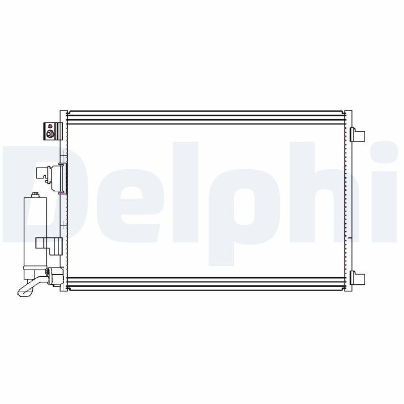DELPHI CF20312 Condensatore, Climatizzatore-Condensatore, Climatizzatore-Ricambi Euro