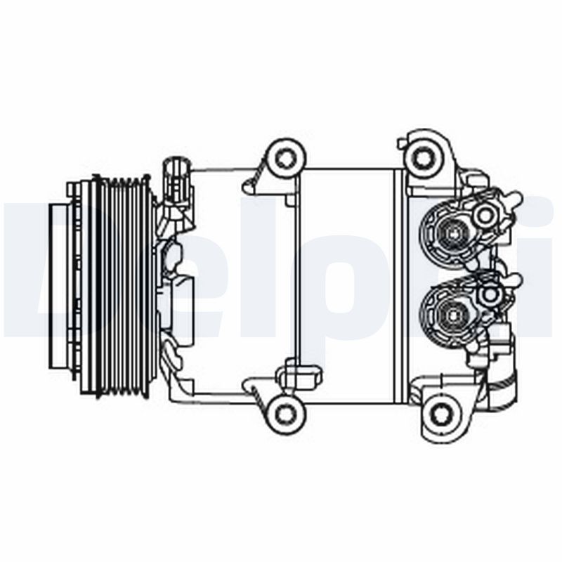 DELPHI CS20466 Compressore, Climatizzatore-Compressore, Climatizzatore-Ricambi Euro