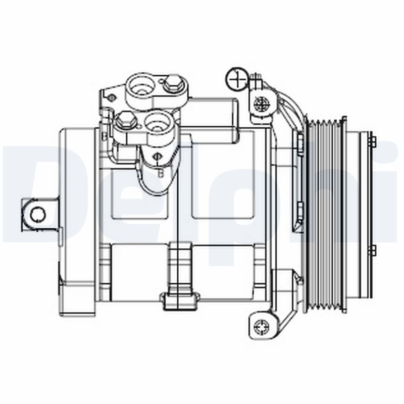 DELPHI CS20528 Compressore, Climatizzatore-Compressore, Climatizzatore-Ricambi Euro