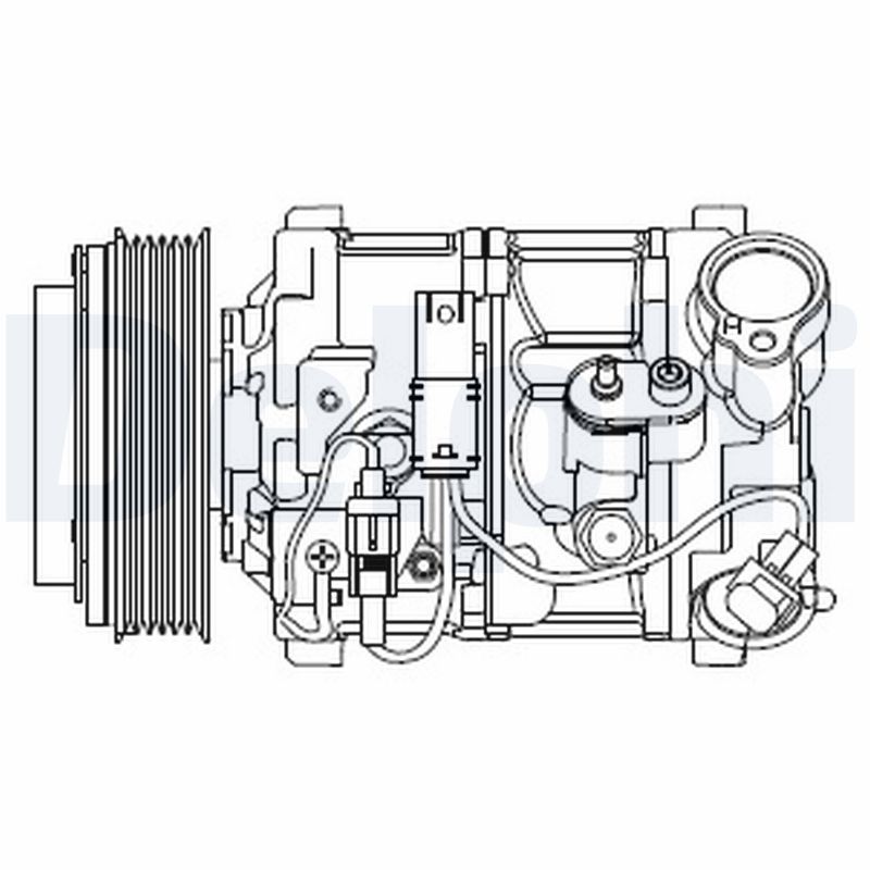 DELPHI CS20545 Compressore, Climatizzatore-Compressore, Climatizzatore-Ricambi Euro