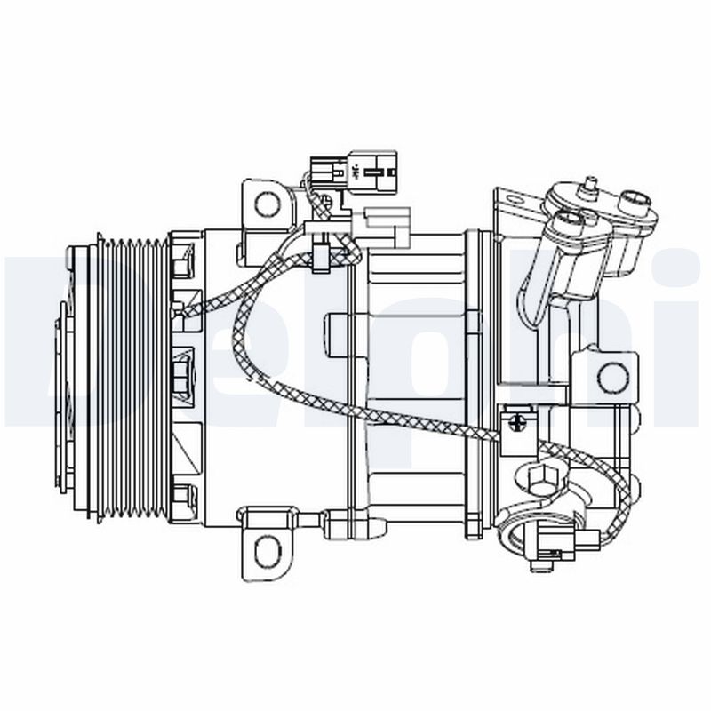 DELPHI CS20550 Compressore, Climatizzatore-Compressore, Climatizzatore-Ricambi Euro