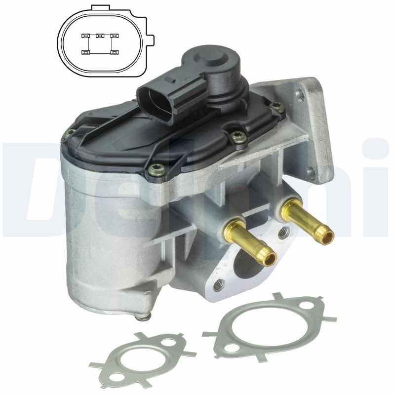 DELPHI EG10411-12B1 Valvola ricircolo gas scarico-EGR-Valvola ricircolo gas scarico-EGR-Ricambi Euro