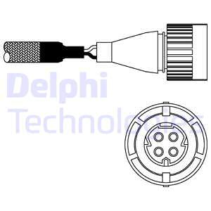 DELPHI ES10254-12B1 Sonda lambda-Sonda lambda-Ricambi Euro