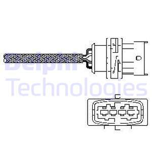 DELPHI ES10789-12B1 Sonda lambda-Sonda lambda-Ricambi Euro