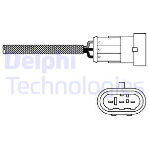 DELPHI ES10971-12B1 Sonda lambda-Sonda lambda-Ricambi Euro