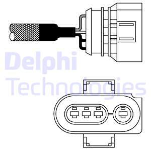 DELPHI ES10980-12B1 Sonda lambda