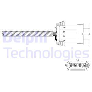 DELPHI ES11056-12B1 Sonda lambda-Sonda lambda-Ricambi Euro