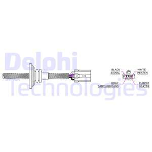 DELPHI ES20076-12B1 Sonda lambda-Sonda lambda-Ricambi Euro