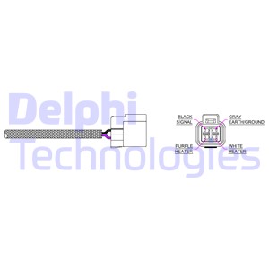 DELPHI ES20158-12B1 Sonda lambda-Sonda lambda-Ricambi Euro