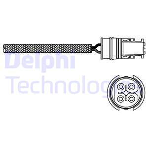 DELPHI ES20288-12B1 Sonda lambda-Sonda lambda-Ricambi Euro