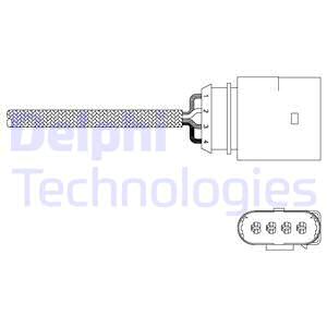 DELPHI ES20342-12B1 Sonda lambda-Sonda lambda-Ricambi Euro