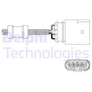 DELPHI ES20348-12B1 Sonda lambda-Sonda lambda-Ricambi Euro