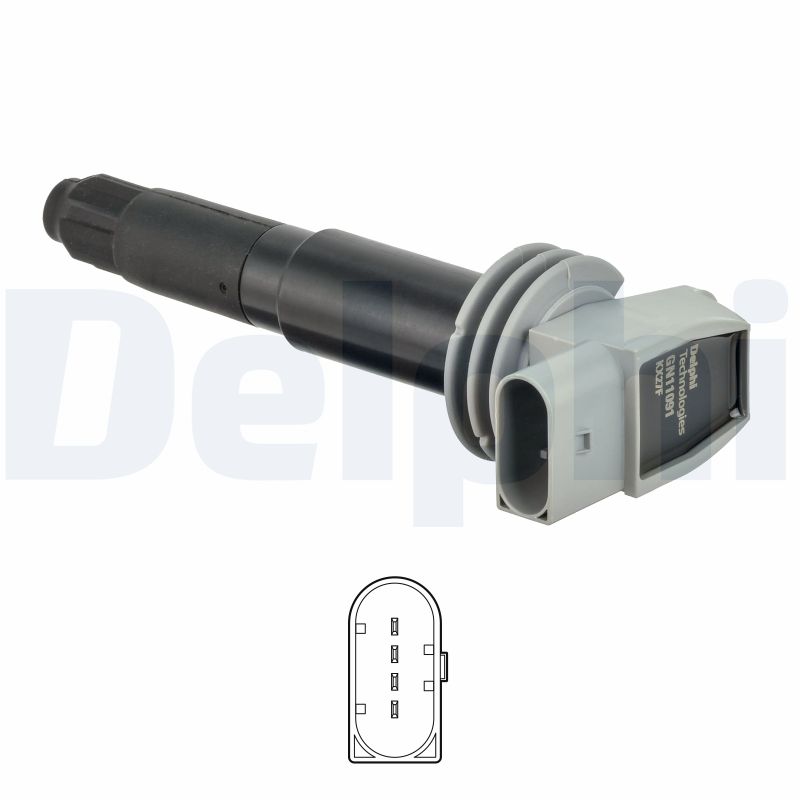 DELPHI GN11091-12B1 Bobina...