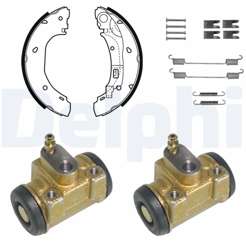 DELPHI KP1080 Kit ganasce freno