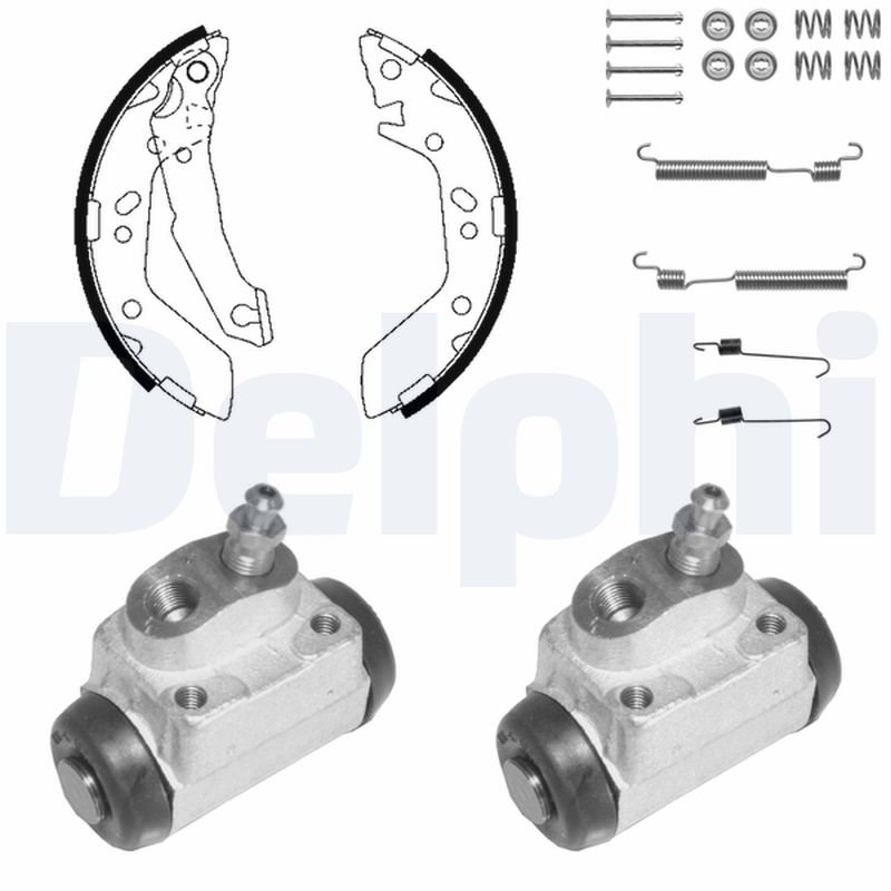 DELPHI KP1104 Kit ganasce freno