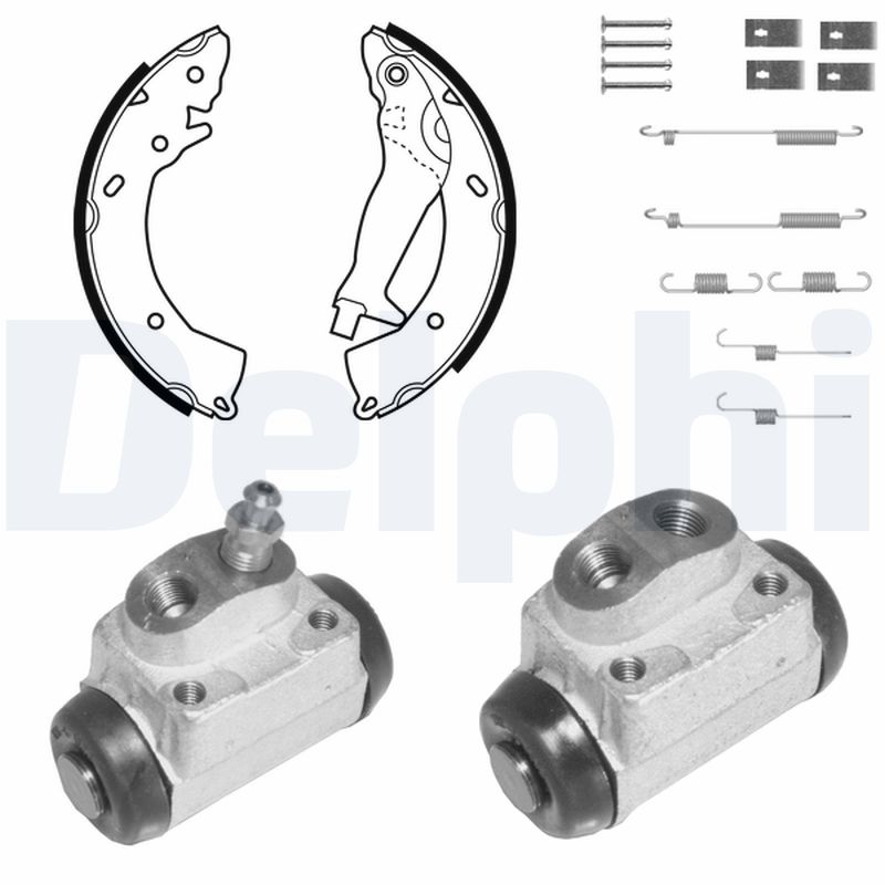 DELPHI KP1107 Kit ganasce freno-Kit ganasce freno-Ricambi Euro