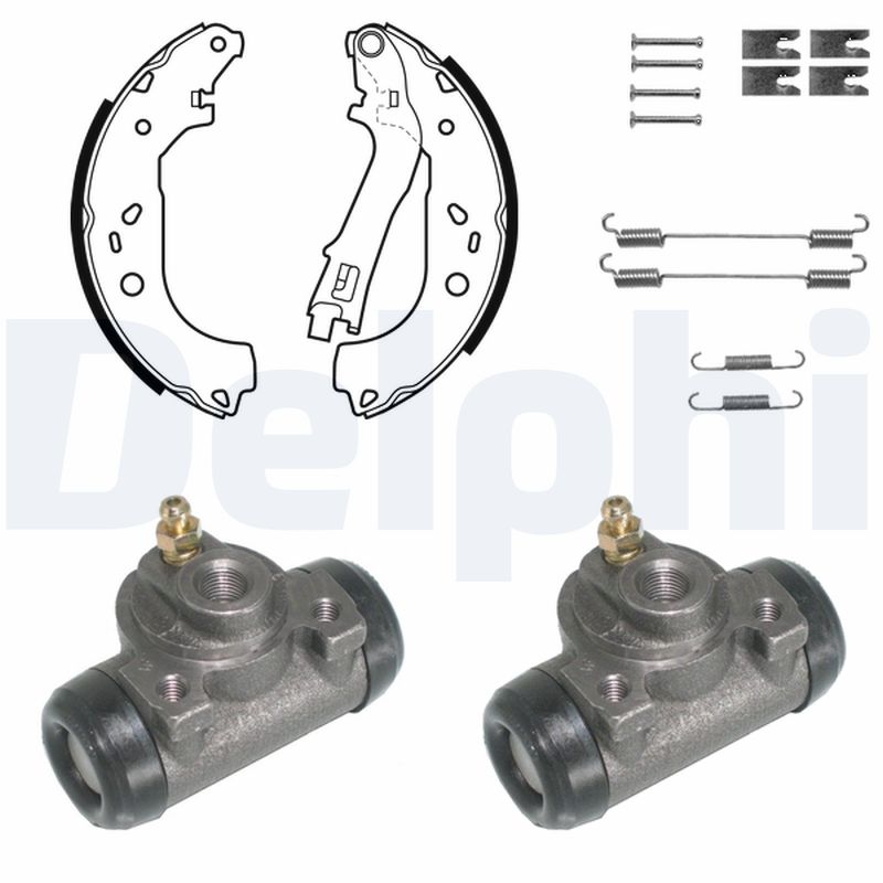 DELPHI KP1122 Kit ganasce freno-Kit ganasce freno-Ricambi Euro