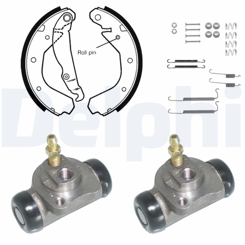 DELPHI KP745 Kit ganasce freno