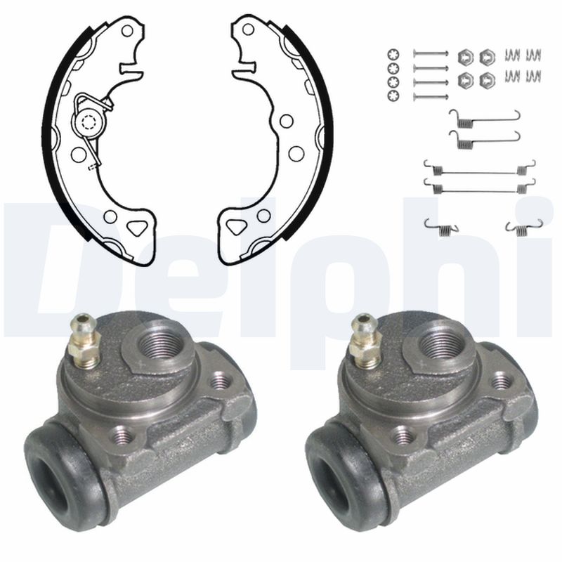 DELPHI KP755 Kit ganasce freno-Kit ganasce freno-Ricambi Euro