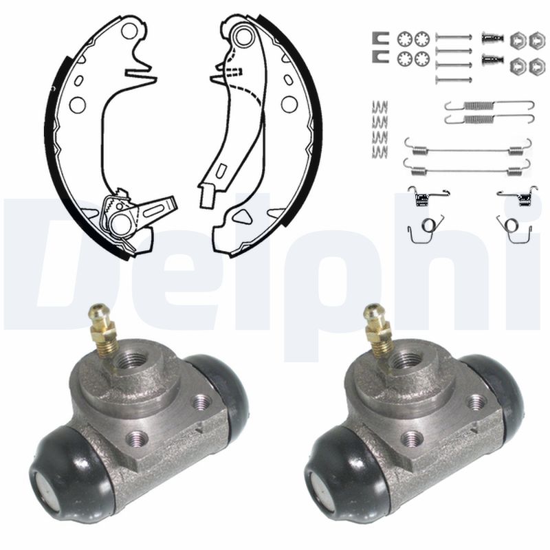 DELPHI KP776 Kit ganasce freno-Kit ganasce freno-Ricambi Euro