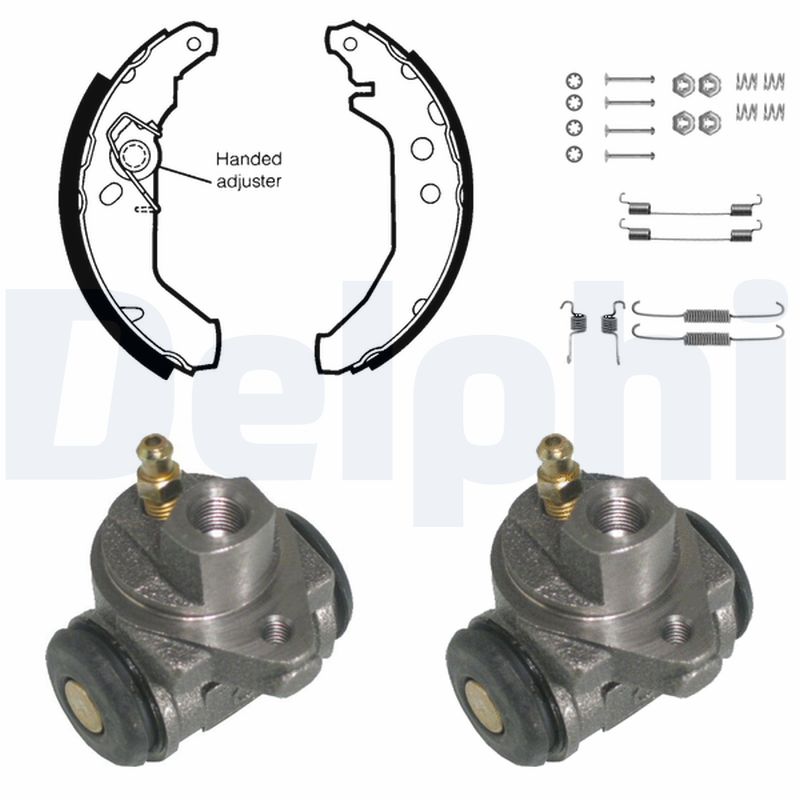 DELPHI KP780 Kit ganasce freno-Kit ganasce freno-Ricambi Euro