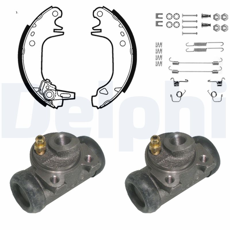 DELPHI KP786 Kit ganasce freno-Kit ganasce freno-Ricambi Euro